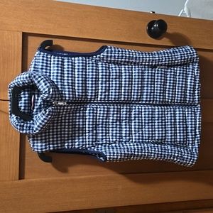 Tommy Hilfiger Blue Checkered-gingham Vest
